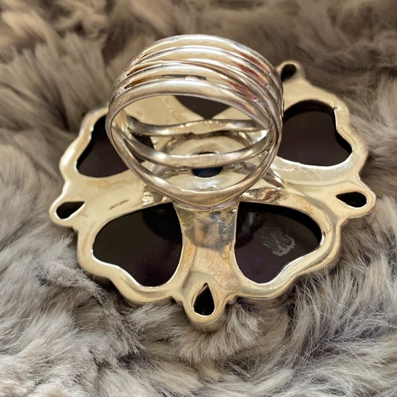 Mystic topaz flowering Sterling - Picture 3 of 7